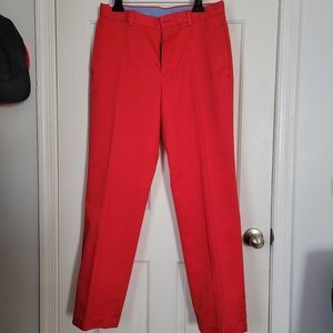 Men's Red Brooks Brothers 346 Lightweight Advantage Chino Clark Size W32/L32